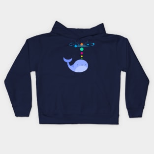 Whale and Universe Kids Hoodie